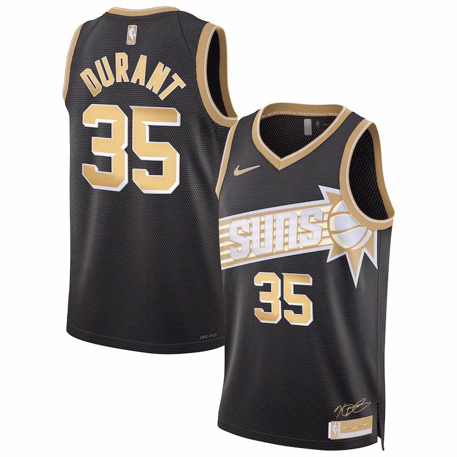 Kevin Durant Phoenix Suns Unisex Select Series Swingman Jersey - Black
