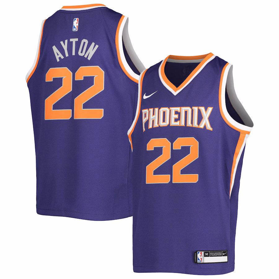 Maglia Swingman Youth di DeAndre Ayton per i Phoenix Suns - Edizione Icona - Viola