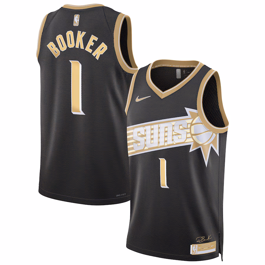 Devin Booker Phoenix Suns Unisex Select Series Swingman Jersey - Black