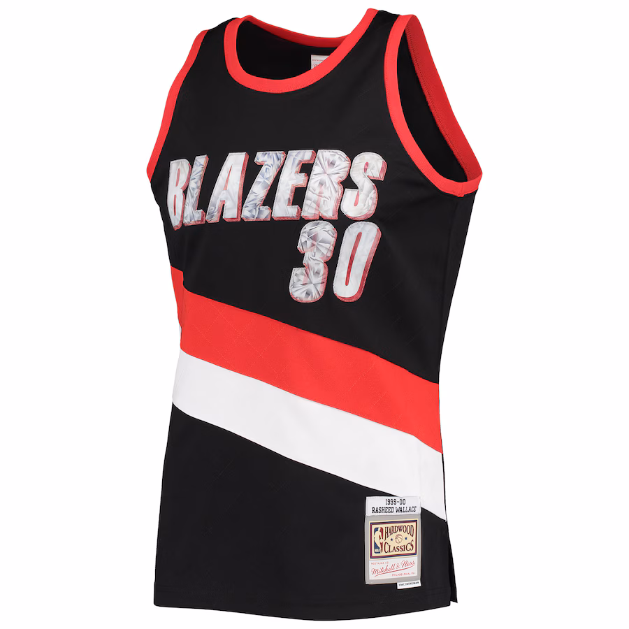 Canotta Rasheed Wallace Portland Trail Blazers 1999/00 - Hardwood Classics NBA 75th Diamond