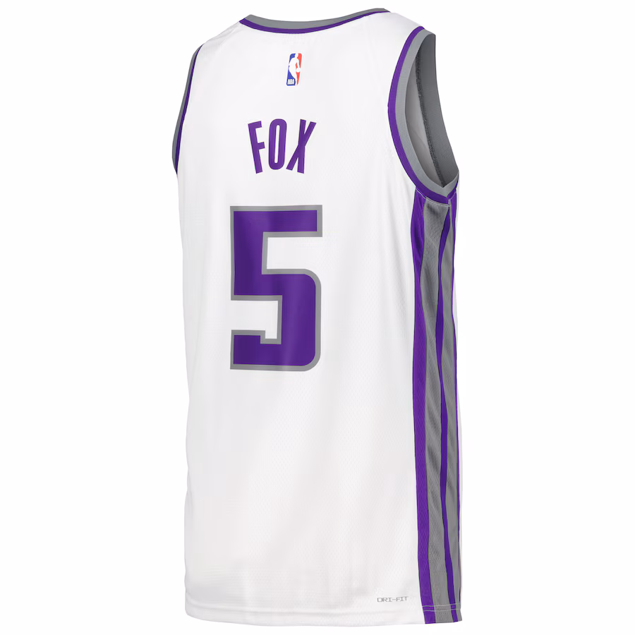 De'Aaron Fox, Sacramento Kings, Association Edition, White