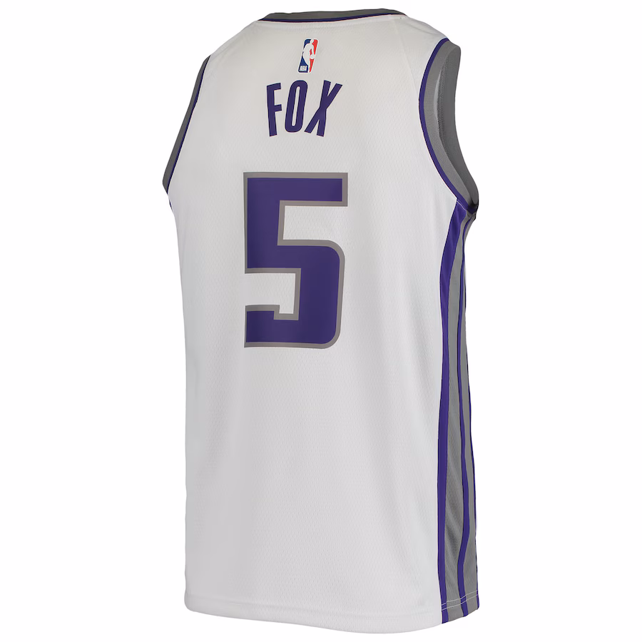 De'Aaron Fox, Sacramento Kings, Edizione Associativa, Bianco