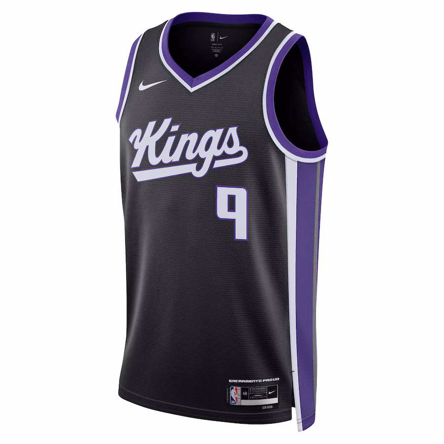 Kevin Huerter, Sacramento Kings, Édition Icône, Noir