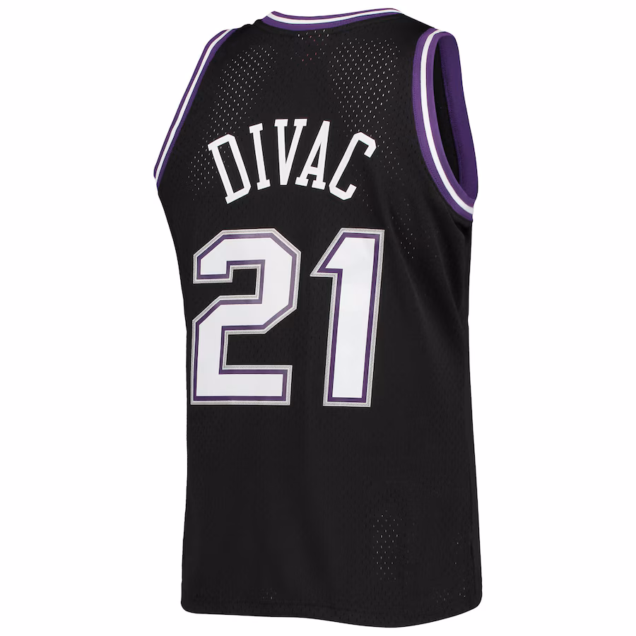 Vlade Divac, Sacramento Kings, 2000/01, Black
