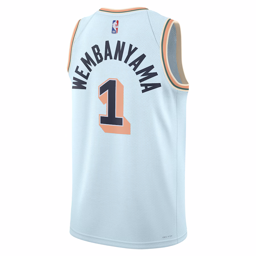 Maillot Victor Wembanyama San Antonio Spurs 2024/25 City Edition - Unisexe
