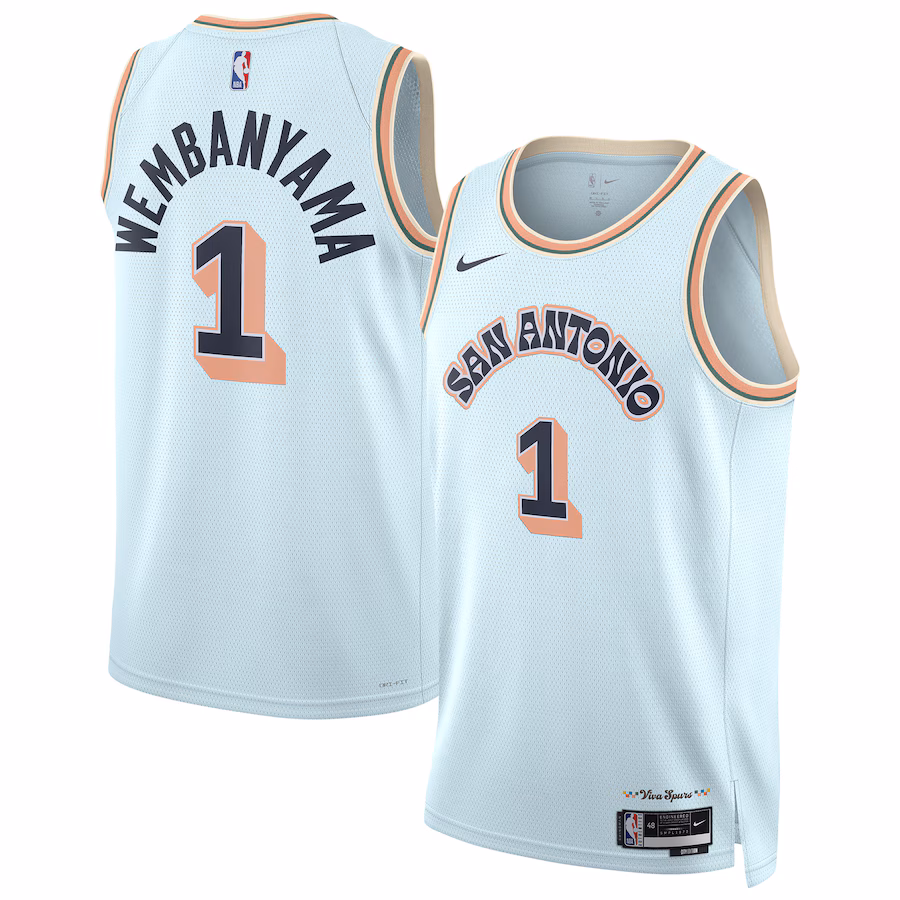 Victor Wembanyama San Antonio Spurs 2024/25 City Edition Jersey - Unisex