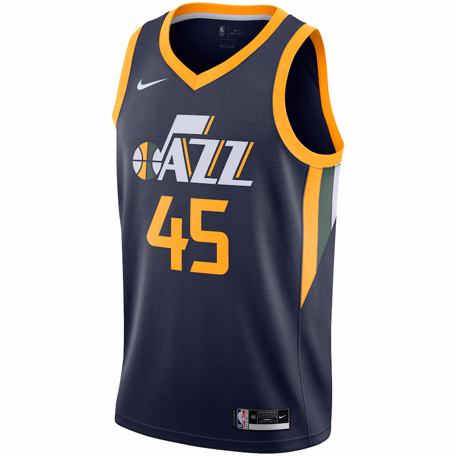 Donovan Mitchell, Utah Jazz, 2020/21, Edición Ícono, Azul Marino