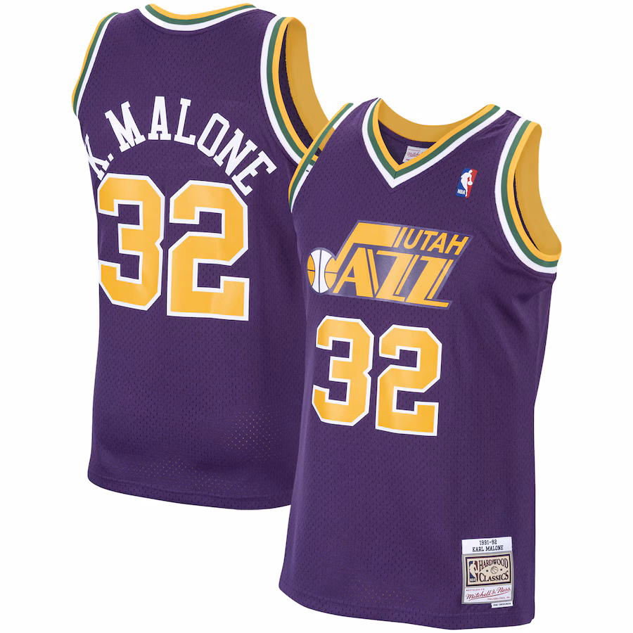 Karl Malone Utah Jazz 1991/92 Violet