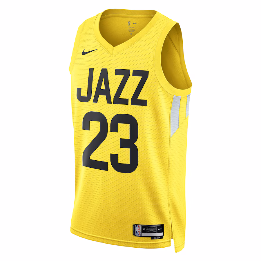 Lauri Markkanen, Utah Jazz, Icon Edition, Yellow