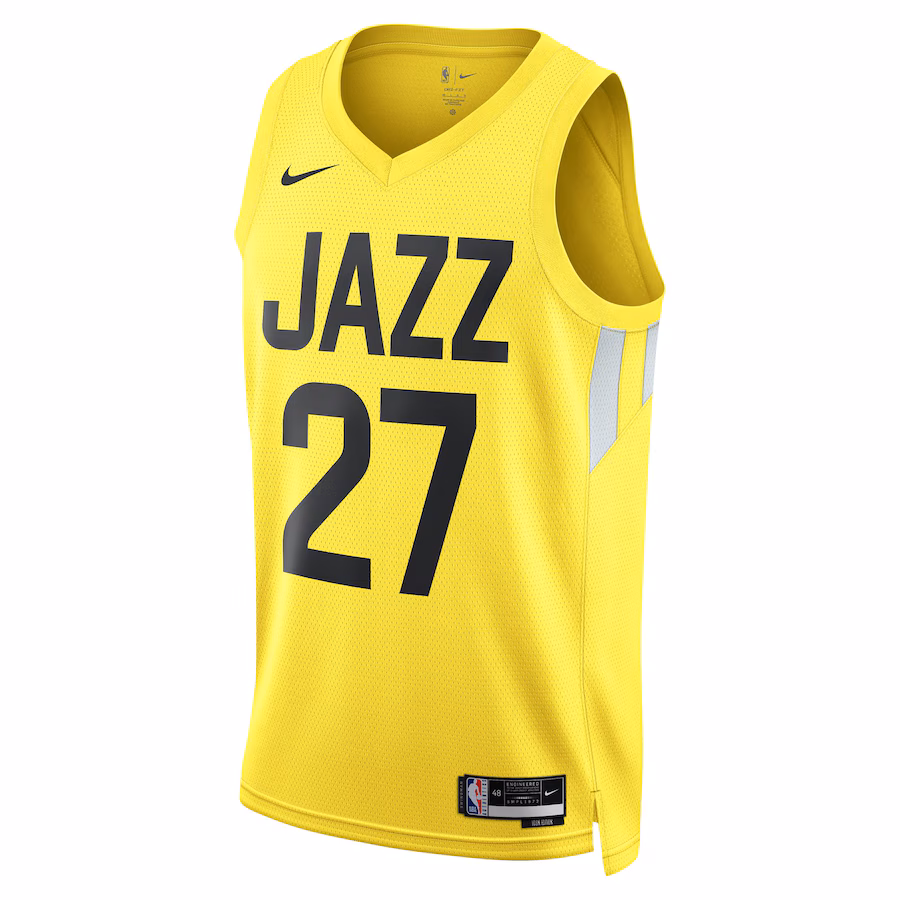 Rudy Gobert, Utah Jazz, Icon Edition, Yellow
