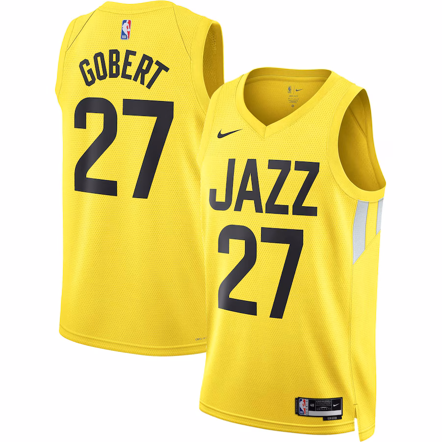 Rudy Gobert, Utah Jazz, Édition Icône, Jaune